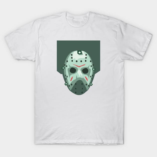 Horror movie Mr Jason film cult killer musk T-Shirt by TEEWEB